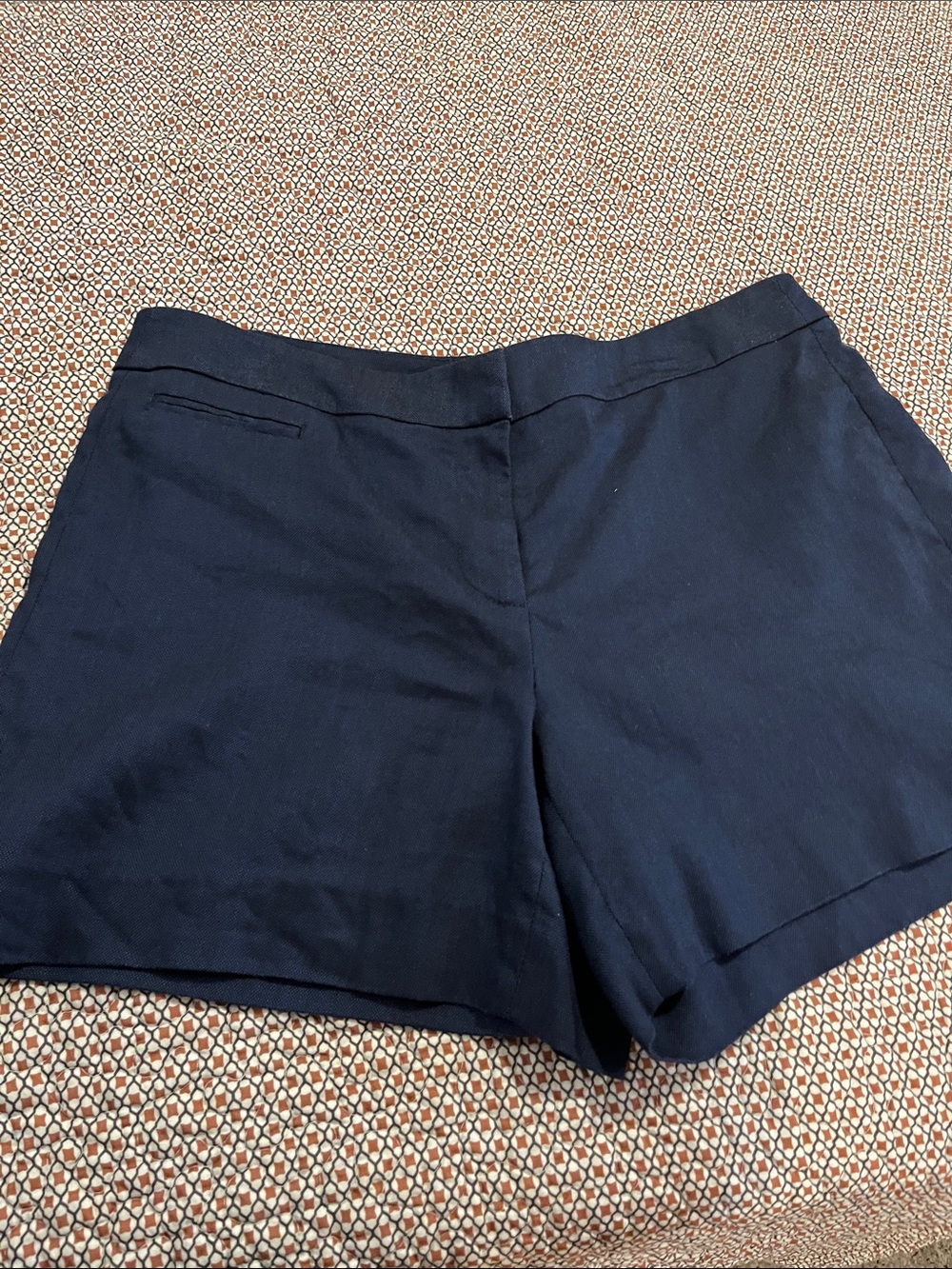 White House Black Market Black High-Waist Tailored Shorts